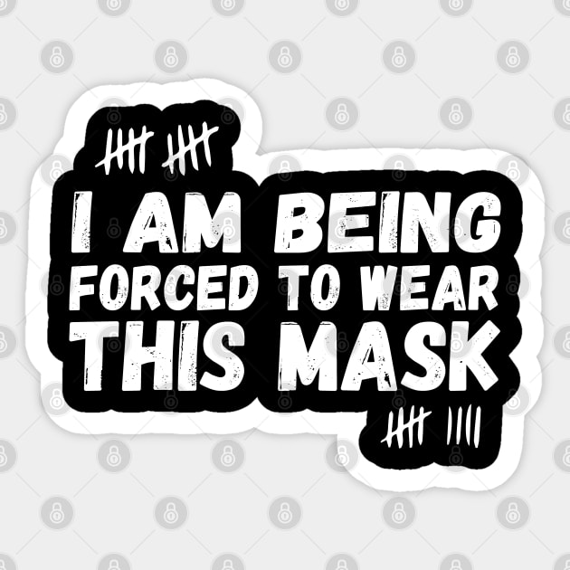 I Am Being Forced To Wear This Mask face masks funny Sticker by Gaming champion